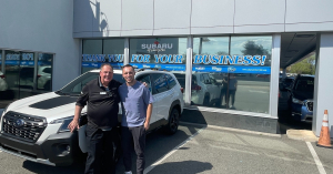 Super Bowl champ worked with Cherry Hill Subaru to find right car for family