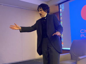 Library marks Poetry Month with a Poe impersonator