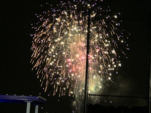 Rain doesn’t get in the way of township fireworks