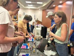 In the soap at township library fundraiser