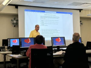 Library hosts class on computer backups