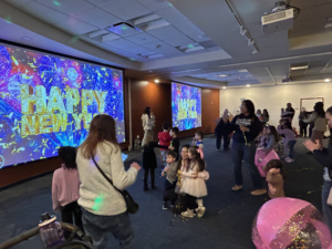 An early New Year’s Eve at the library