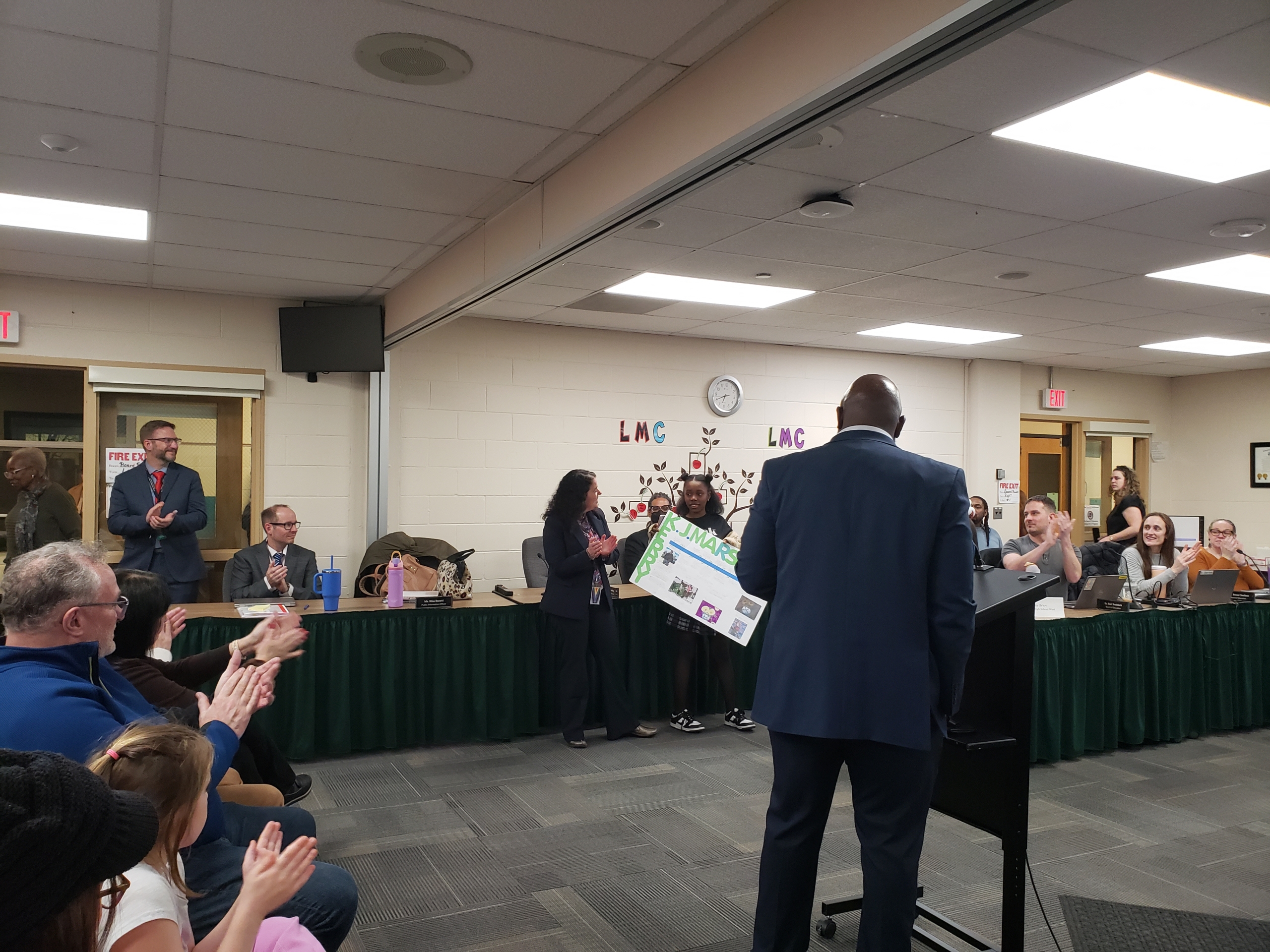 Board honors student essays on Black history